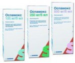 Оспамокс, пор. д/сусп. д/приема внутрь 125 мг/5 мл 5.1 г №1